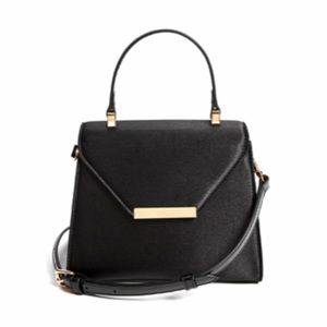 Marciano Black Satin Crossbody